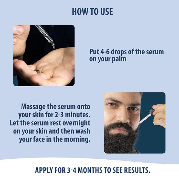 Satthwa Beard Growth Serum - Redensyl & Keratin 30 ml - Beard Serum