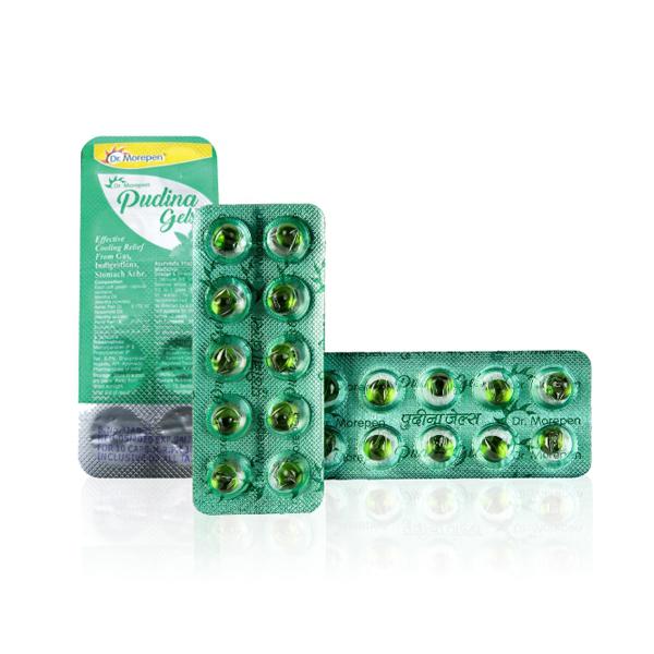 Netmeds | Dr. Morepen Pudina Gels (Pack of 2 X 10's)