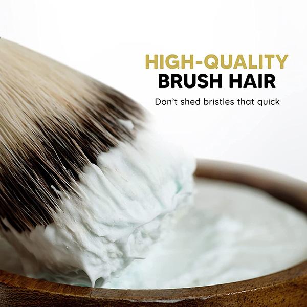 LetsShave Shaving Brush - Black - Shavers