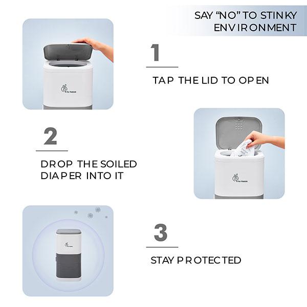 R for Rabbit Hygo Bin - Baby Safety