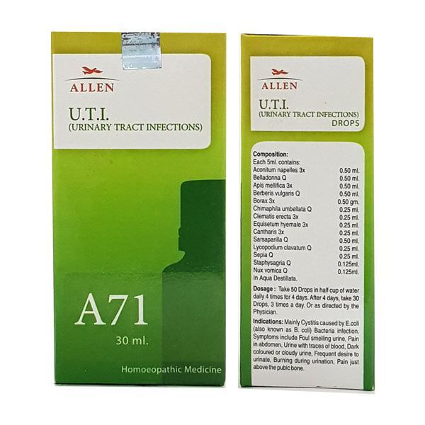 Netmeds | Allen A71 U.T.I. (Urinary Tract Infections) Drops 30 ml