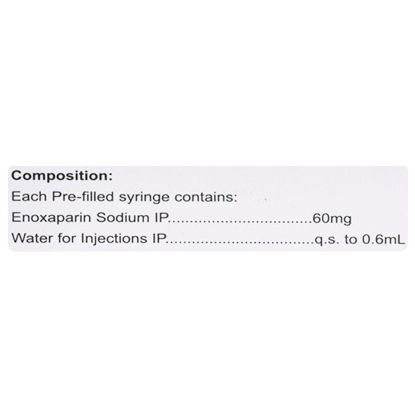 Lonopin 60 mg Injection 0.6ml - Blood Clot-Ant