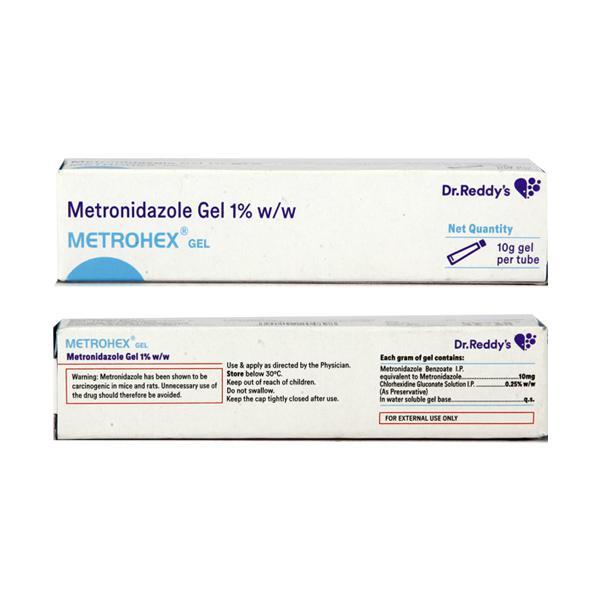 Metrohex Gel(Topical) 10gm - Oral Care - P-Mou