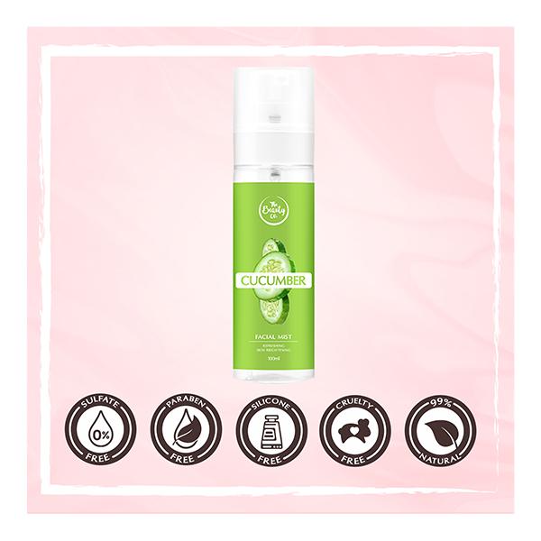 The Beauty Co. Facial Mist - Cucumber 100 ml - Face Mists