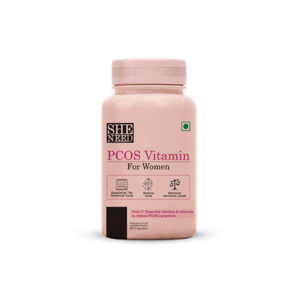 Netmeds | Sheneed PCOS Vitamin Capsule for Women 60's