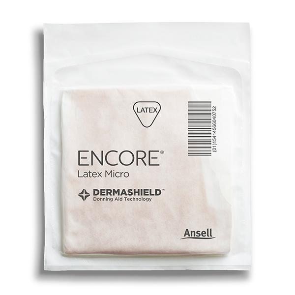 Ansell Encore Latex Micro Powder Free Surgical Gloves Pair (6.5) 50's - Gloves - S