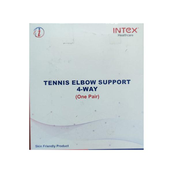 Netmeds | Intex Tennis Elbow Support 4 Way (One Pair) (S)