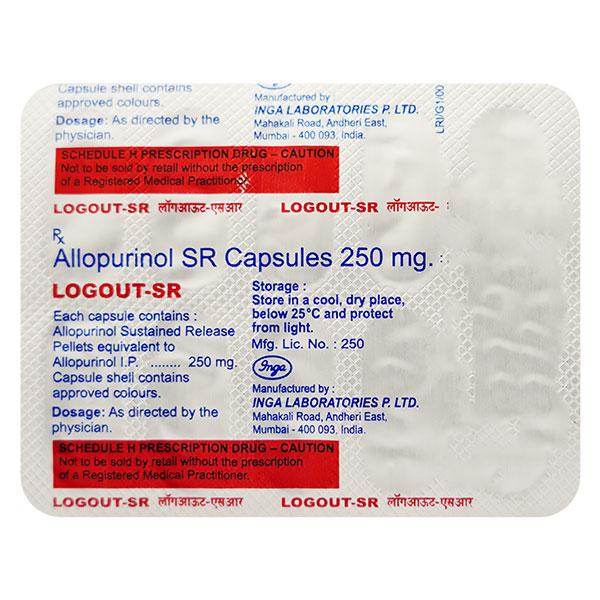 LOGOUT SR Capsule 10's - Gout