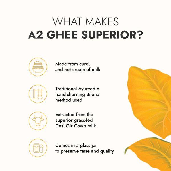 Kapiva A2 Desi Cow Ghee 500 ml - Speciality Medicines
