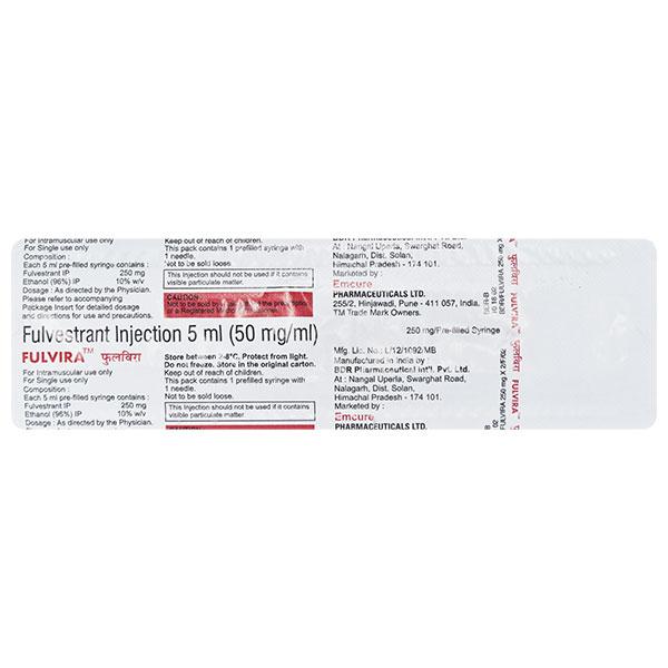 FULVIRA Prefilled Syringe(Pfs) 2x5ml - Cancer Oncology-Hor