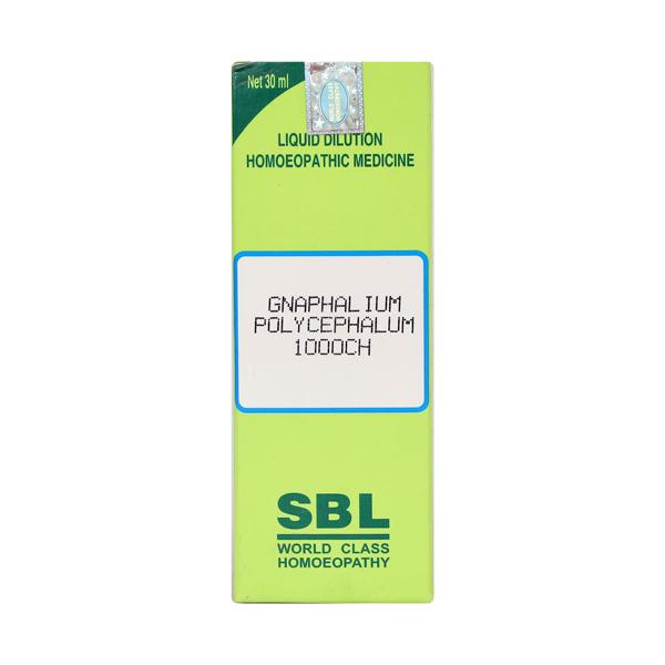 SBL Gnaphalium Polycephalum 1M Liquid 30 ml - Dilutions