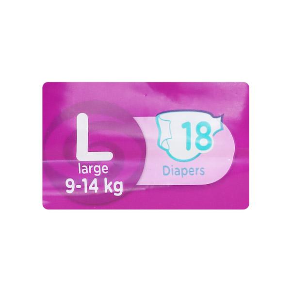 Pampers Active Baby Diapers (L) 18's - Diapers & Wipes
