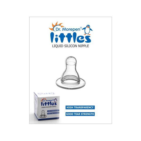 Dr.Morepen Anti Colic Liquid Silicon Nipple 1's - Feeding & Nursing