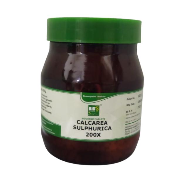 Bio-India's Biochemic Tablet - Calcarea Sulphurica 200X 450 gm - Speciality Medicine