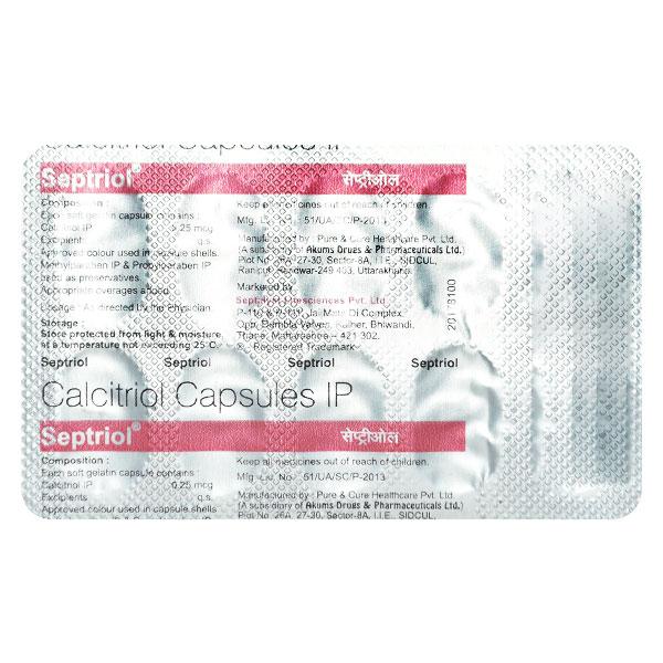 SEPTRIOL Capsule 10's - Bone Metabolism-Age