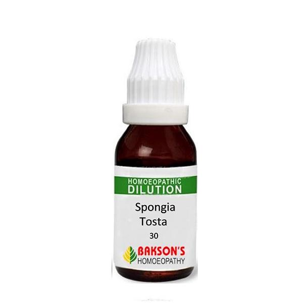 Bakson's Spongia Tosta 30 CH Liquid 30 ml - Dilutions