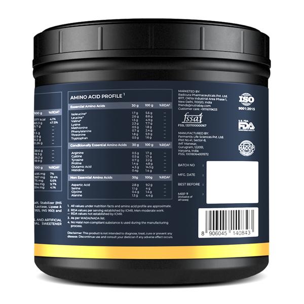 Nutrabay Gold Isolate Whey Protein Powder - Rich Chocolate Cream Flavour 500 gm - Whey Proteins
