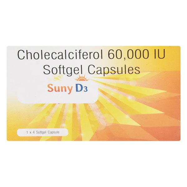 SUNY D3 60k Chewable Tablet 4's - Supplements-Cal