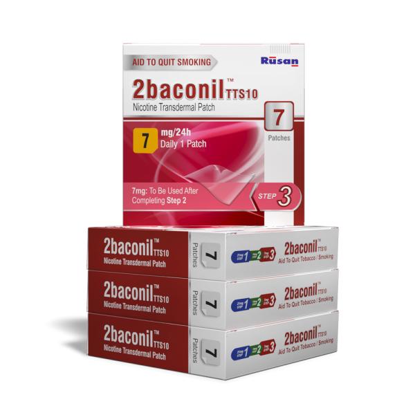 Netmeds | 2baconil TTS10 07mg Nicotine Transdermal Patches (Pack of 4 x 7's) (N)