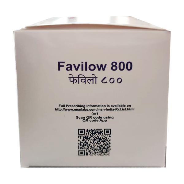 FAVILOW 800 Tablet 10's - Viral infections-Ant