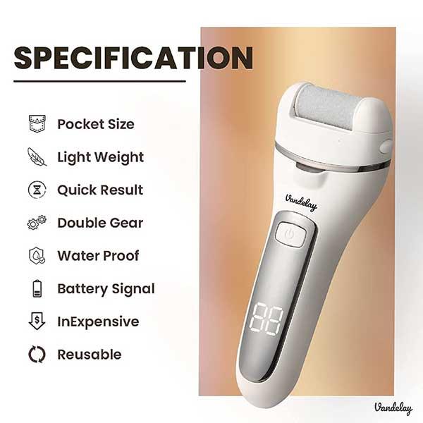 Vandelay Electric Callus Remover - Manicure & Pedicure Kits