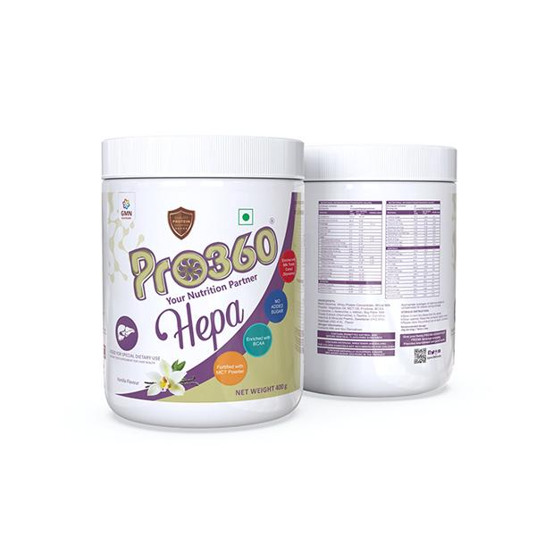 Pro360 HEPA Liver Supplement Powder - Vanilla Flavour 400 gm - Vital Health