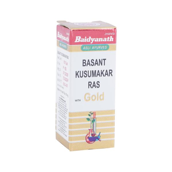 Baidyanath Basant Kusumakar Ras with Gold Tablet 10's - Speciality Medicines