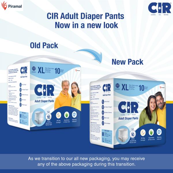 CIR Adult Diapers - Pants (XL) 10's - Adult Diapers & Pads