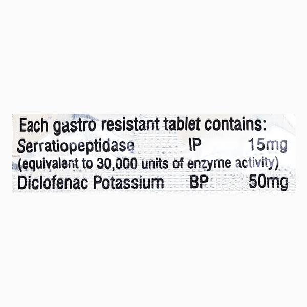 Septidase D Tablet 10'S - Pain relief-Nsa