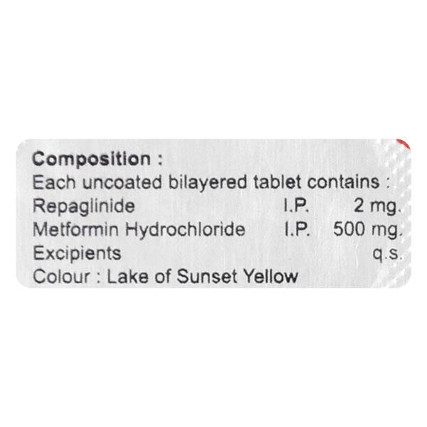 ZREPAG 2MF Tablet 10's - Diabetes-Ant