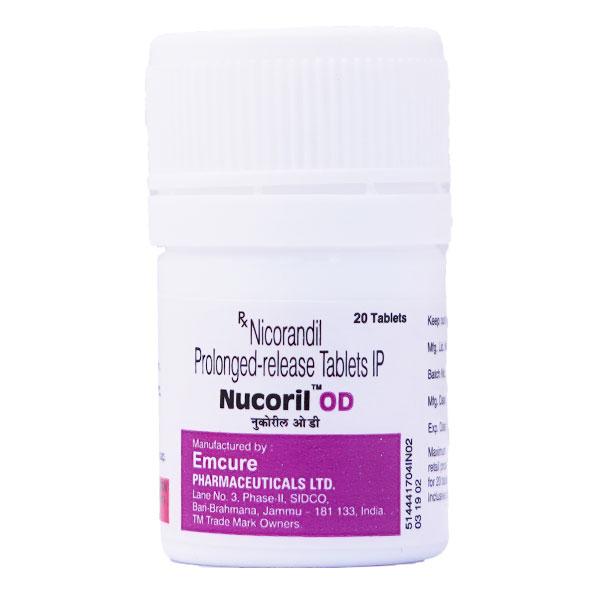 Nucoril OD Tablet 20'S - Angina