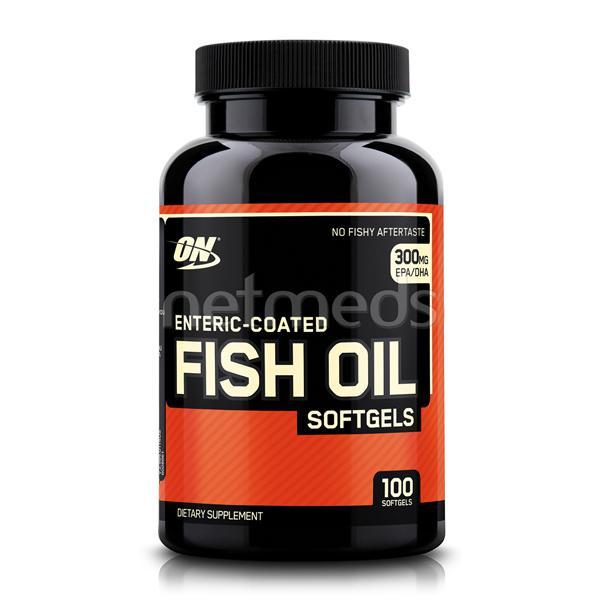 Netmeds | Optimum Nutrition (On) Fish Oil 300Mg Softgel 100'S