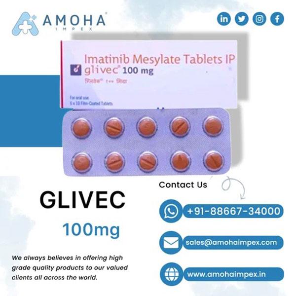 GLIVEC 100mg Tablet 10's - Cancer Oncology-Tar
