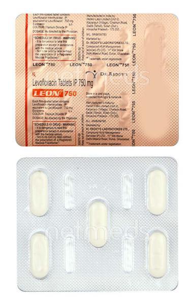 Leon 750mg Tablet 5'S - Bacterial Infections-Qui