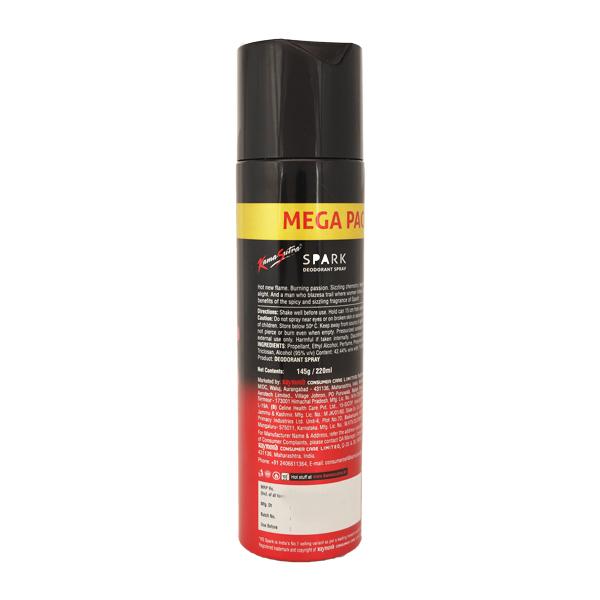 Kamasutra Deodorant Spray - Spark 220 ml - Men Deodorants/Roll-Ons