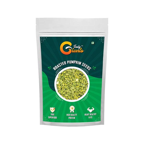 Tasty Giants Roasted Pumpkin Seeds 250 gm - Nutritional Bars