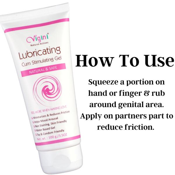 Vigini Lubricating Cum Stimulation Gel 100 gm - Intimate Cream/Gel