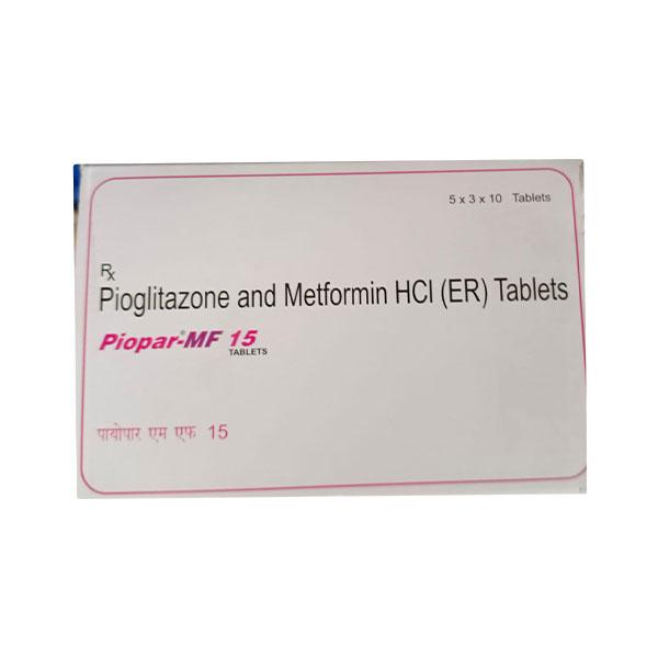 PIOPAR MF 15 Tablet 15's - Diabetes-Ant
