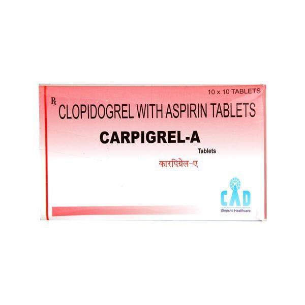Carpigrel A Tablet 10'S - Blood Clot-Ant