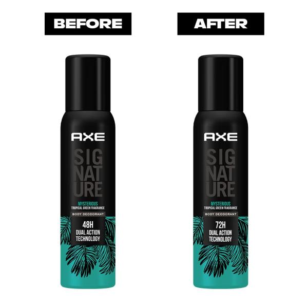 Netmeds | Axe Signature 72h Dual Action Body Deodorant - Mysterious Tropical Green Fragrance 122 ml