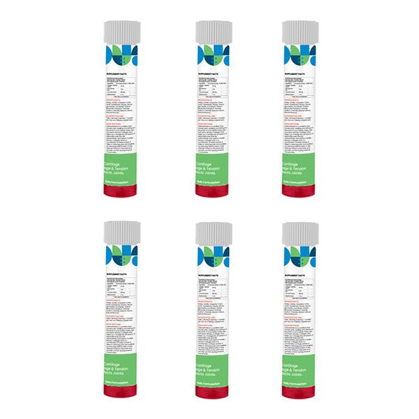 BonAyu All Natural Type - II Collagen Shot (Pack of 6 x 45 ml) - Multi-Vitamins