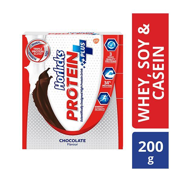 Netmeds | Horlicks Protein Plus powder - Chocolate Flavour 200 gm (Refill pack)