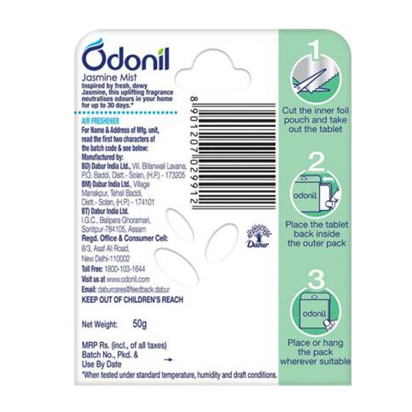 Odonil Air Freshener -Jasmine Mint 50 gm - Air Fresheners