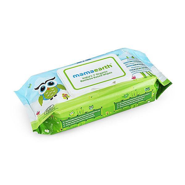 Mamaearth Organic Bamboo Based Wipes 72's - Diapers & Wipes