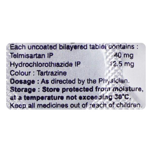 TELVERGE H 40mg Tablet 10's - Hypertension-Ang