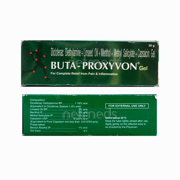 Buta Proxyvon Gel 30gm - Pain relief-Nsa