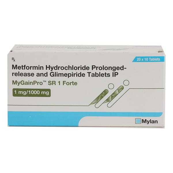 MYGAIN PRO SR 1 FORTE Tablet 10's - Diabetes-Ant