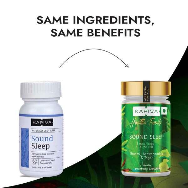 Kapiva Sound Sleep Capsule 60's - Health Products
