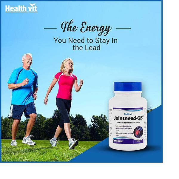 HealthVit Jointneed-GB (Glucosamine with Ginkgo Biloba) Capsule 60's - Vital Health