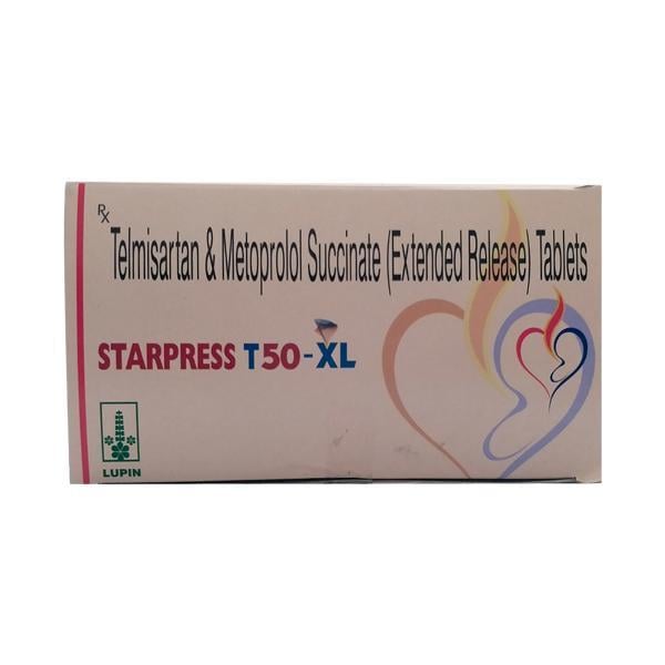 Starpress T XL 50mg Tablet 10'S - Hypertension-Ang